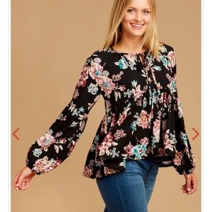 NWOT Alterd State Freesia Floral Top Size M